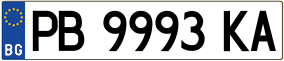 Truck License Plate